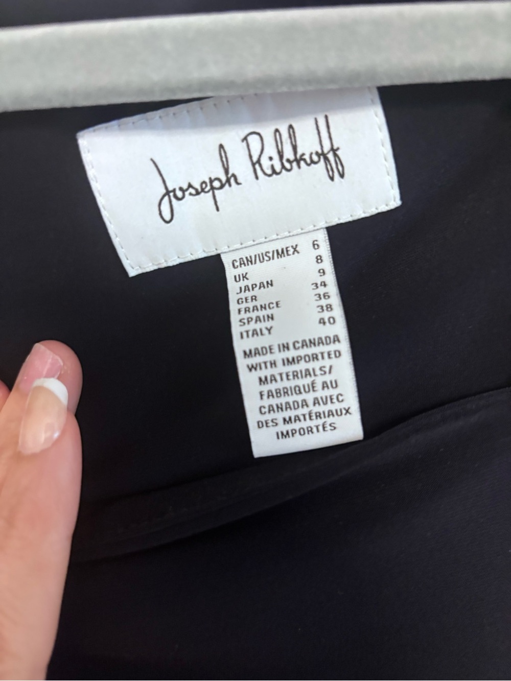 Joseph Ribkoff Navy Square-Neck Sleeveless Tank - Picture 2 of 10